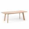 Mesa de comedor de madera Rhomb de Prostoria. Mesa diseño de madera.