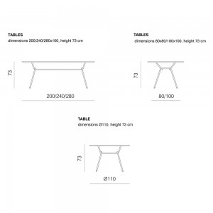 Mesa de comedor Strain de Prostoria. Mesa diseño de MDF.