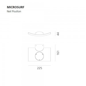 Microsurf LED de Artemide. Tienda online lámparas modernas y elegantes.