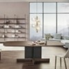 Mesa Cross Table madera de Bonaldo. Elegantes mesas de diseño italiano.
