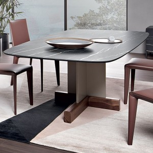 Mesa Cross Table cerámica de Bonaldo. Mobiliario de diseño italiano.