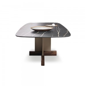 Mesa Cross Table cerámica de Bonaldo. Mobiliario de diseño italiano.