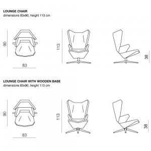 Trifidae lounge chair de Prostoria. Butaca reclinable salón.