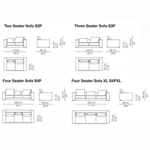 Sofá moderno Loft diseño dePerobell