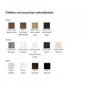 Mesa Geometric Bonaldo con variados acabados en su sobre. Ideal para salón.