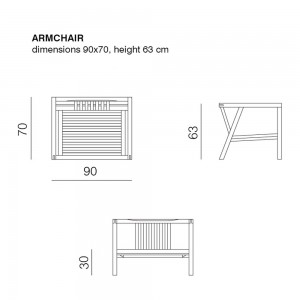 Sillón Umomoku de Prostoria. Butacas diseño.