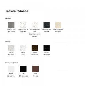 Mesa Greeny redonda de Bonaldo. Diseño italiano ideal para salones.