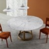 Mesa Greeny redonda de Bonaldo. Diseño italiano ideal para salones.