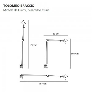 Tolomeo Braccio de Artemide. Tienda online de lámparas contemporáneas.