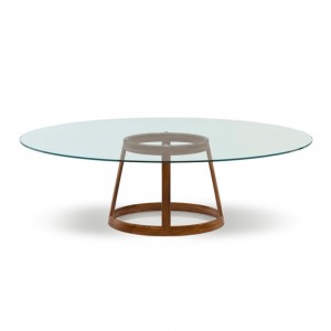 Mesa Greeny ovalada de Bonaldo. Mobiliario de diseño italiano ideal.