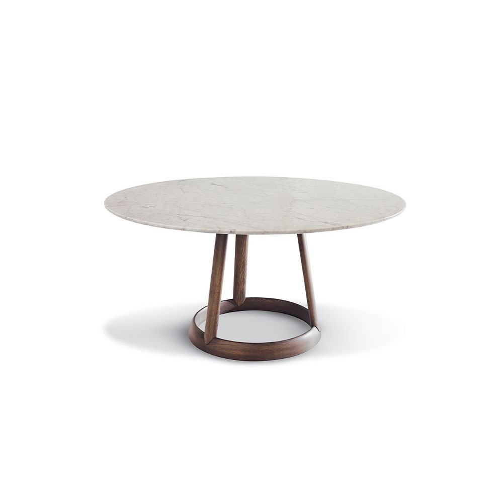 Mesa Greeny redonda de Bonaldo. Diseño italiano ideal para salones.