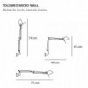 Tolomeo micro wall de Artemide. Diseño de lámparas modernas interior.