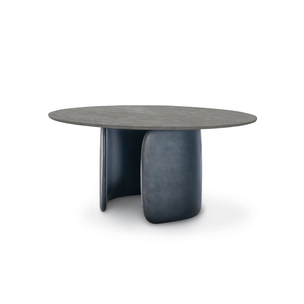 Mesa Mellow redonda de Bonaldo. Mobiliario de diseño italiano.
