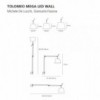 Tolomeo mega Led wall de Artemide. Tienda online lámparas modernas.