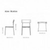 Silla Alex Bistro Omelette ed. Sillas originales modernas para el hogar.