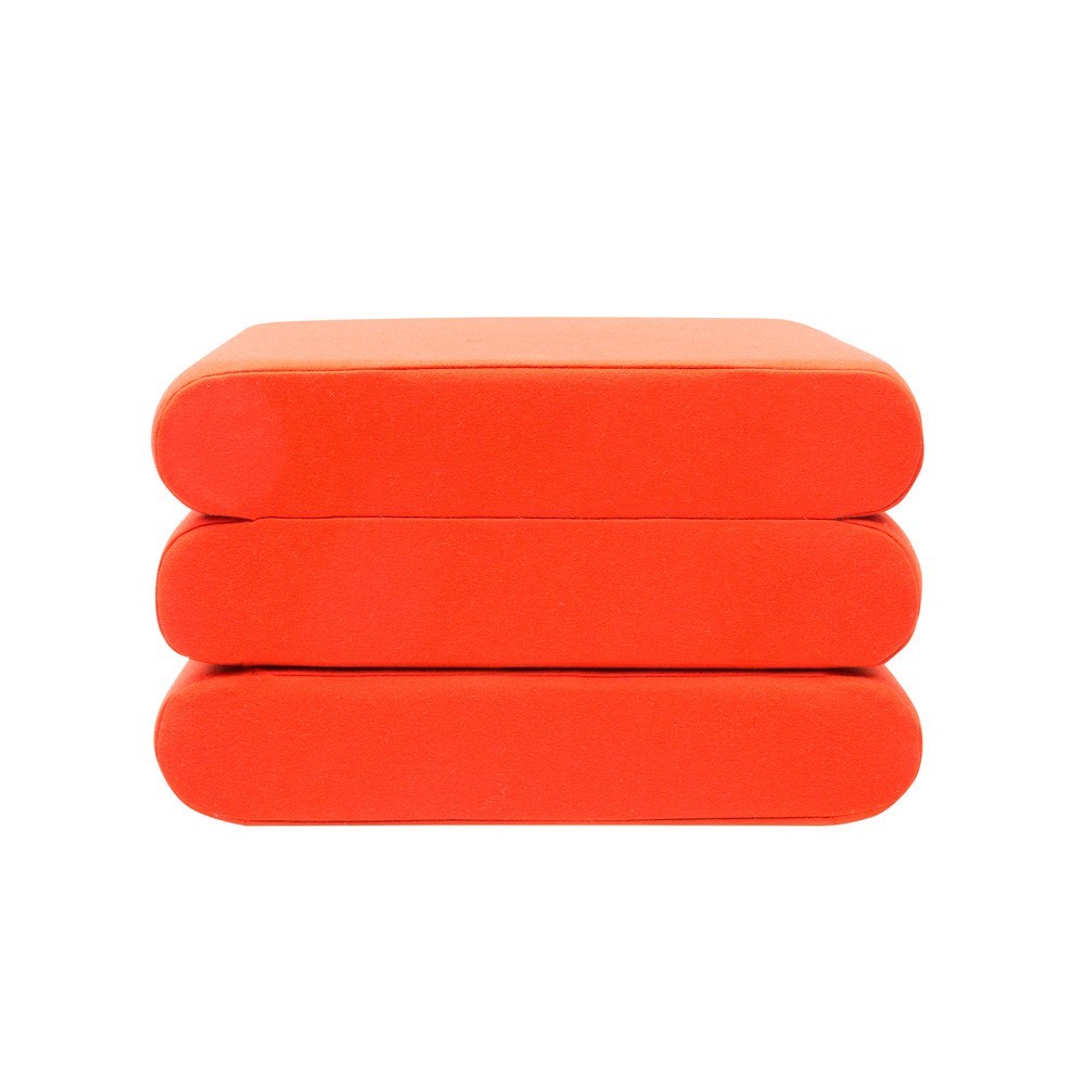 Pouf Bingo modular para dormitorio de Softline. Sillones y pouf de diseño.