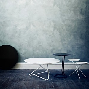 Mesa auxiliar Boggie de Softline. Mesas auxiliares de diseño nórdico.