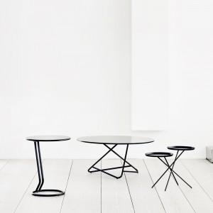 Mesa auxiliar Boggie de Softline. Mesas auxiliares de diseño nórdico.