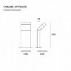 Lámpara suelo Chilone up Outdoor de Artemide. Diseños de calidad para exteriores.