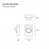 Aplique Ciclope recessed Outdoor Artemide