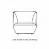Sillón Clay Softline.  Sillones y sofás. Muebles modernos de diseño nórdico.