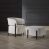 Puff RC Wood Blasco&Vila. Puff de diseño moderno para salón. Colección RC Wood.