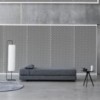 Sofá cama clásico y elegante Duet para dormitorio de Softline. Muebles de diseño nórdico.