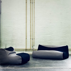 Sillón para relajarse Fluid de Softline. Sillones y sofás de diseño nórdico.