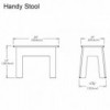 Taburete Handy de Loll Designs. Productos hechos con material reciclado.