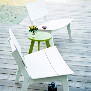Taburete Handy de Loll Designs. Productos hechos con material reciclado.