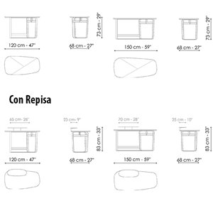 Escritorio Gauss de Bonaldo. Complementos modernos para interiores.