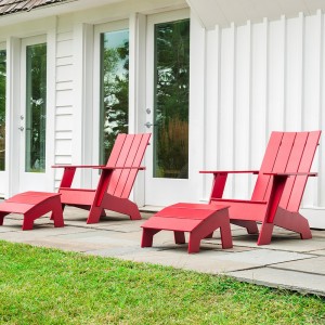 Butaca Adirondack Flat de Loll Designs. Productos hechos con material reciclado.