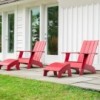 Butaca Adirondack Flat de Loll Designs. Productos hechos con material reciclado.