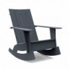 Silla mecedora Adirondack de Loll Designs. Productos hechos con material reciclado.