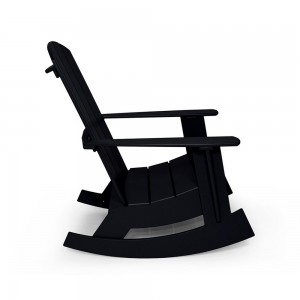 Silla mecedora Adirondack de Loll Designs. Productos hechos con material reciclado.