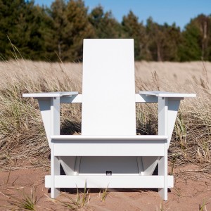 Butaca Westport Adirondack de Loll Designs. Productos hechos con material reciclado.