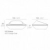Butaca Ufo Tapizada con Tela Náutica y Luces Led en el Interior | Vondom