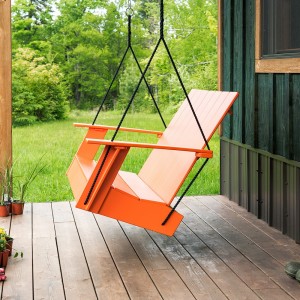 Columpio Adirondack de Loll Designs. Productos hechos con material reciclado.