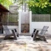 Banco Adirondack de Loll Designs. Productos hechos con material reciclado.