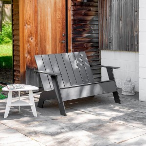 Banco Adirondack de Loll Designs. Productos hechos con material reciclado.