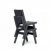 Silla de comedor Alfresco de Loll Designs. Productos hechos con material reciclado.