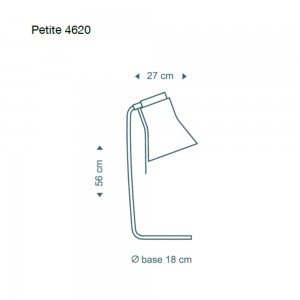Lampara de mesa elegante Secto Petite 4620
