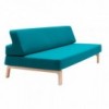 Sofá cama Lazy de Softline de una plaza de diseño nórdico para dormitorio o salón.