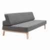 Sofá cama Lazy de Softline de una plaza de diseño nórdico para dormitorio o salón.
