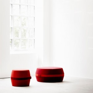 Pouf multifuncional Lisbon para salón de Softline. Poufs de diseño nórdico.