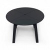 Mesa Alfresco redonda de Loll Designs. Productos hechos con material reciclado.