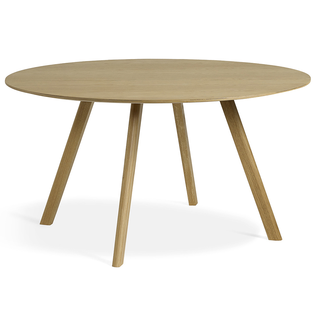 Mesa de madera moderna Copenhague CPH25 Round de HAY.