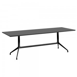 Mesa rectangular AAT 10 de madera y aluminio de Hay. Muebles de diseño.