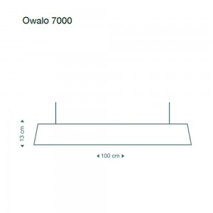 Lampara suspensión moderna Secto Owaldo 7000
