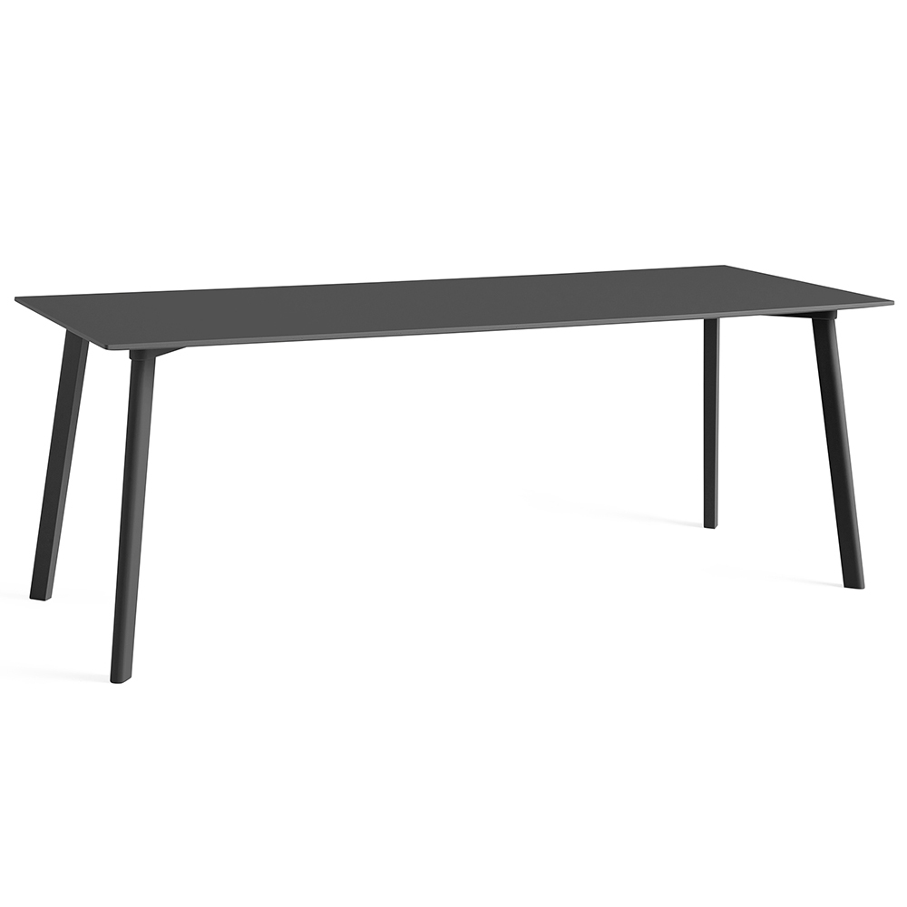 Mesa Copenhague Deux CPH210 rectangular Hay. Mesas de diseño Nórdico.